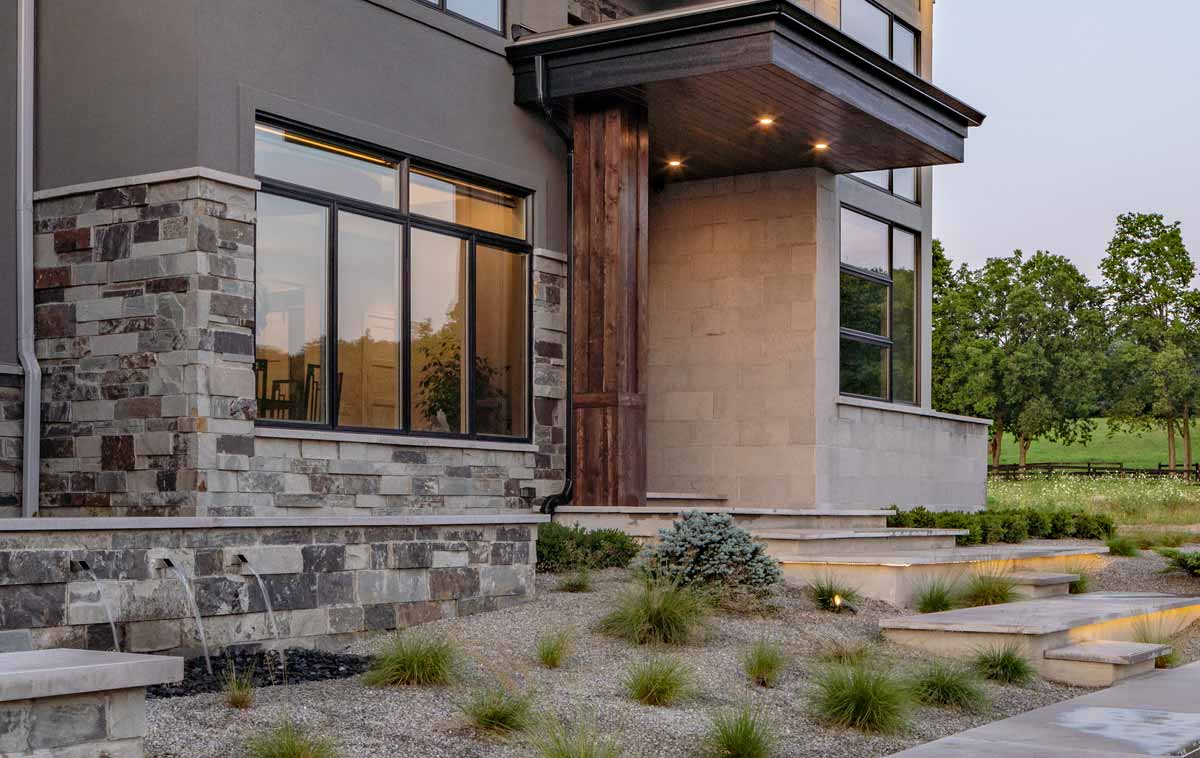 Modern Landscape Front Entrace Design